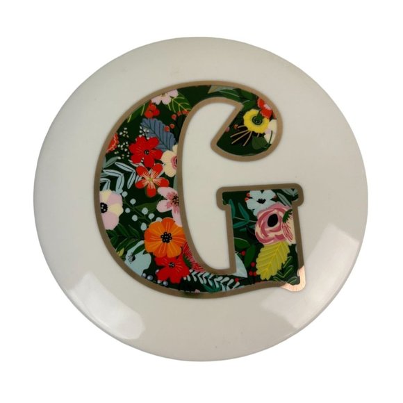 Mia Charro "G" Trinket Ceramic Pocelain Box, Floral Print Initial Pretty Gift - Picture 4 of 13